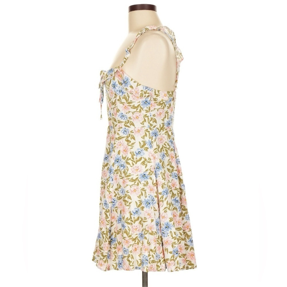 ASTR The label Hannah Mini Dress | Floral Ruffle | Skater Size M - Picture 8 of 9